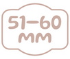 ROZMĚR 51 - 60 mm