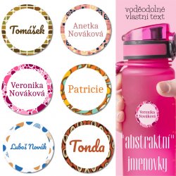 ABSZTRAKT névcímkék 25 mm (30 db)