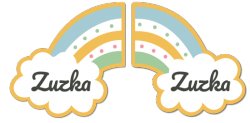 SZIVÁRVÁNY matrica cipőre 70x35 mm (20 db)