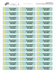 Etichete TERMOADEZIVE FRUCTE 45x10 mm (42 buc.)