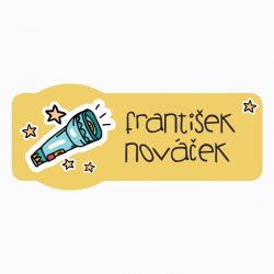 VASALHATÓ névcímkék TÁBOR 40x17 mm (27 db)