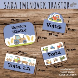 TRAKTOR mini címkekészlet (60 db)
