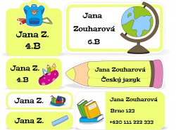Set ȘCOALĂ autocolante (42 buc.)