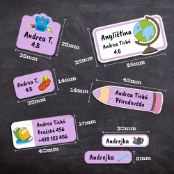 Set ȘCOALĂ autocolante (42 buc.)