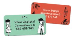 Etichete cu nume termoadezive AVENTURĂ 45x20 mm (24 buc.)