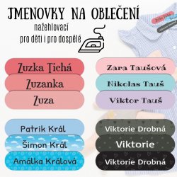 VASALHATÓ névcímkék OVÁLIS KÉSZLET 45x10 mm (45 db)