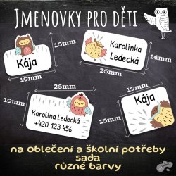 Set BUFNIȚE etichete mini (60 buc.)