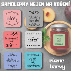 ČTVEREC - SADA samolepky 40x40 mm (12Ks)