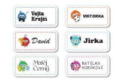CSIBÉK névcímkék 35x17 mm (36 db)