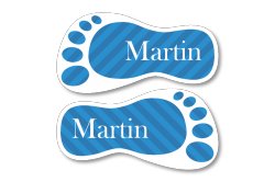 Matricák CIPŐRE 40x20 mm (24 db)