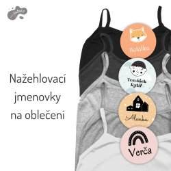 Nažehlovací jmenovky HYGGE 30mm (20ks)