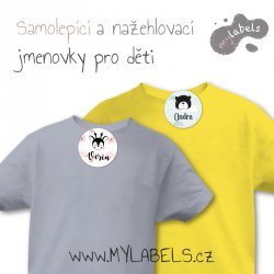 Nažehlovací jmenovky HYGGE 30mm (20ks)