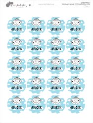 Etichete cu nume termoadezive HYGGE 30 mm (20 buc.)