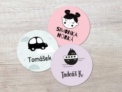 Vasalható névcímkék HYGGE 30 mm (20 db)