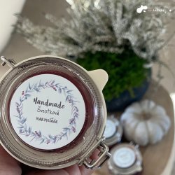HANDMADE autocolante casă 44 mm (12 buc.)