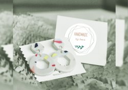 HANDMADE matricák háztartás 44 mm (12 db)