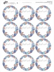 FELÍRHATÓ CÍMKÉK HANDMADE 44 mm (12 db)