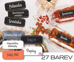 TÁROLÓDOBOZOKRA - matricakészlet 70x28 mm (12 db)
