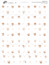 Popisovatelné samolepky OBDÉLNÍK velký  70x28mm (12ks)