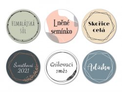 GEO - KÉSZLET fűszertartókra 40 mm (12 db)