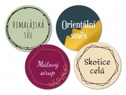 GEO - KÉSZLET fűszertartókra 40 mm (12 db)