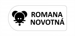 Etichete TERMOADEZIVE ICONIȚE ALB-NEGRU 35x15 mm (44 buc.)