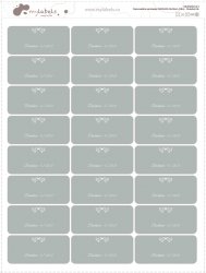 Felírható matricák TÉGLALAP 45x20 mm (24 db)