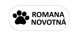 FEHÉR névcímke IKON 35x15 mm (44 db)