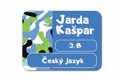 Füzetekre TEREPMINTA, színek 47x35 mm (15 db)
