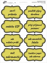 VINTAGE cutie - SET 70x42 mm (8 buc.)