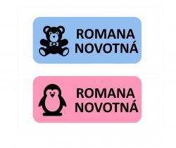 MA ICONIȚE etichete cu nume 35x15 mm (22 buc.)