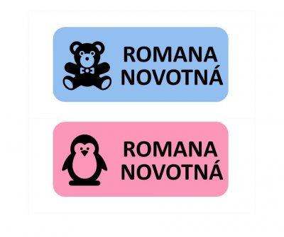 MA ICONIȚE etichete cu nume 35x15 mm (22 buc.)