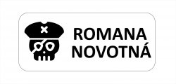 ICONIȚE etichetă cu nume albă 35x15 mm (40 buc.)