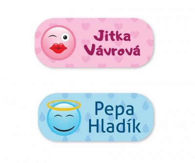 MA SMILEY etichete cu nume 35 x 14 mm (22 buc.)