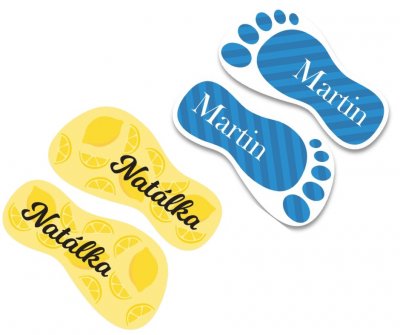 MA Névcímkék CIPŐRE 40x20 mm (8 db)