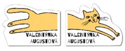 MA - MACSKA matricák cipőre 66x23,5 mm (14 db)