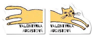 MA - MACSKA matricák cipőre 66x23,5 mm (14 db)