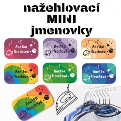 MA - Vasalható ŰR MINI címkék 24x14 mm (22 db)