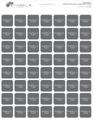 NÉGYZET MINI címkék nem csak ruhákra 18x18 mm (56 db)