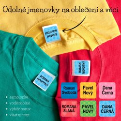 PĂTRAT CU MOTIV etichete MINI nu doar pentru haine 18x18 mm (63 buc.)