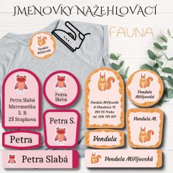 Vasalható címkék FAUNA készlet (45 db)