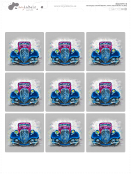 45x45 mm FOTÓMATRICA (9 db)