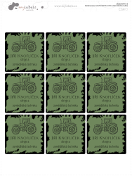 45x45 mm VASALHATÓ FOTÓCÍMKE (9 db)