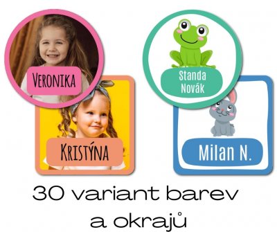 30 mm AUTOCOLANT FOTO - SET2, 2x10 (20 buc.)
