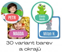 MA - 30 mm ETICHETĂ TERMOADEZIVĂ FOTO SET2 2x5 (10 buc.)