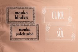 HOME TRANSPARENT - SET de autocolante 40x24 mm (21 buc.+5 buc.)