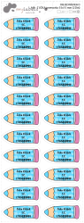 MA - CERUZA névcímke 35x15 mm (22 db)