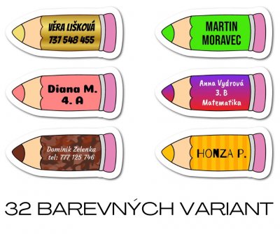 MA - CERUZA névcímke 35x15 mm (22 db)