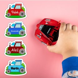 MA - Etichetă cu nume termoadezivă TRACTOR 35x26 mm (12 buc.)