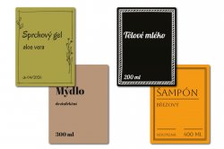 SPA - SET de autocolante, 60x80 mm (4 buc.+4 buc.)